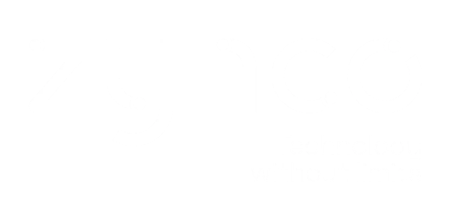 zynco eslogan blanc monocolor